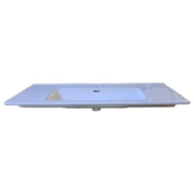 Bocchi Hav Tezgahüstü Lavabo 120 cm Parlak Beyaz 1606-001-0926 - BOCCHI (2)