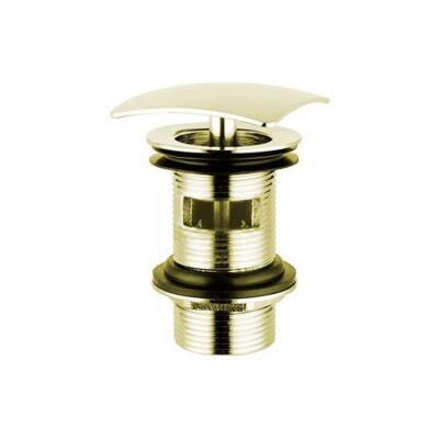 Bocchi Lavabo Süzgeci Su Taşma Deliksiz Kare Basmalı Altın - BOCCHI