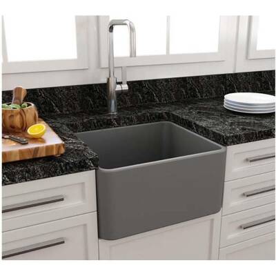 Bocchi Lavello 50 cm Mutfak Eviyesi Mat Gri 1138-006-0120-03 - BOCCHI