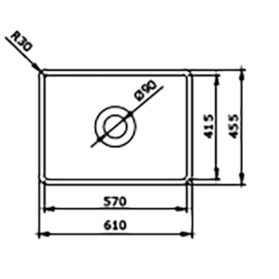 Bocchi Lavello 60 cm Mutfak Eviyesi İçin Paslanmaz Çelik Tel Izgara - BOCCHI (1)