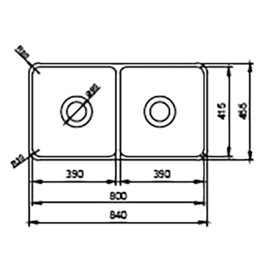 Bocchi Lavello 85 cm Mutfak Eviyesi İçin 2Adet ( Set )Paslanmaz Çelik Tel Izgara - BOCCHI (1)