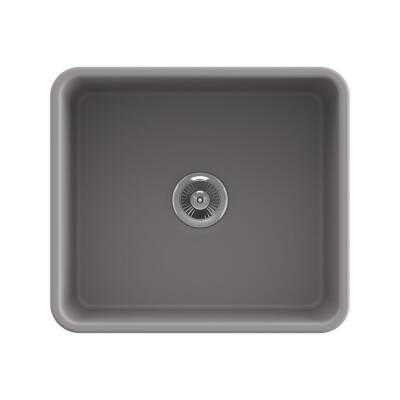 Bocchi Lavello Dekorlu Mutfak Eviyesi 50 Cm Mat Gri 1103-006-0120 - BOCCHI (1)