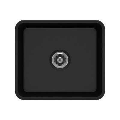Bocchi Lavello Dekorlu Mutfak Eviyesi 50 Cm Parlak Siyah 1103-005-0120 - BOCCHI (1)