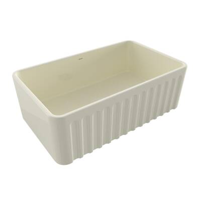 Bocchi Lavello Desenli Seramik Eviye 76 Cm Parlak Bisküvi 1336-014-0120 - BOCCHI (1)