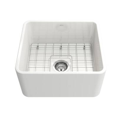 Bocchi Lavello Mutfak Eviyesi 50 cm Parlak Beyaz 1136-001-0120-03 - BOCCHI (1)