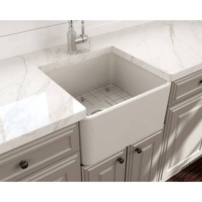 Bocchi Lavello Mutfak Eviyesi 50 cm Parlak Bisküvi 1136-014-0120-03 - BOCCHI