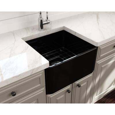 Bocchi Lavello Mutfak Eviyesi 50 cm Parlak Siyah 1136-005-0120-03 - BOCCHI