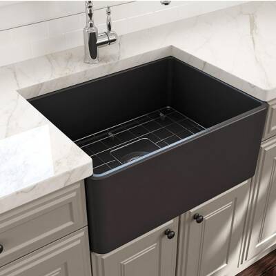 Bocchi Lavello Mutfak Eviyesi 60 cm Mat Antrasit 1137-020-0120-03 - BOCCHI (1)