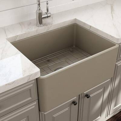 Bocchi Lavello Mutfak Eviyesi 60 cm Mat Kaşmir 1137-011-0120-03 - BOCCHI