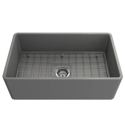 Bocchi Lavello Mutfak Eviyesi 76 cm Mat Gri 1138-006-0120-03 - BOCCHI (1)