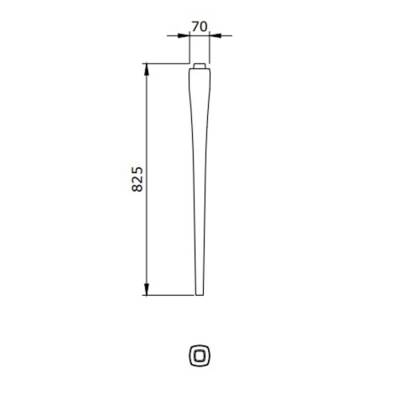 Bocchi Lavita Konsol Ayak Parlak Beyaz 1169-001-0320 - BOCCHI (1)