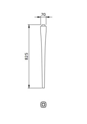 Bocchi Lavita Konsol Ayak Parlak Bisküvi 1169-014-0320 - BOCCHI (1)