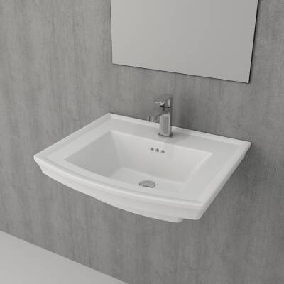 Bocchi Lavita Lavabo 60 cm Mat Beyaz 1127-002-0126 - BOCCHI (1)