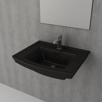 Bocchi Lavita Lavabo 60 cm Mat Siyah 1127-004-0126 - BOCCHI (1)