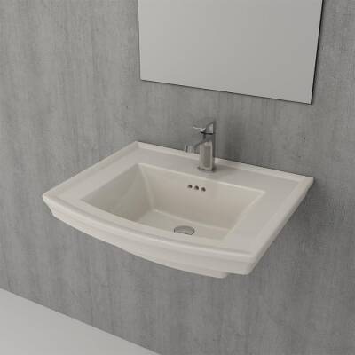 Bocchi Lavita Lavabo 60 cm Parlak Bisküvi 1127-014-0126 - BOCCHI (1)