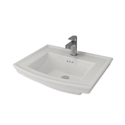 Bocchi Lavita Lavabo Armatür Delikli 60 cm Parlak Beyaz 1127-061-0126 - BOCCHI