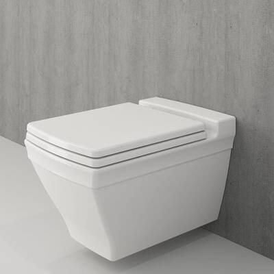 Bocchi Lavita Parlak Beyaz Asma Klozet Kapak Dahil 1177-001-0128 - BOCCHI