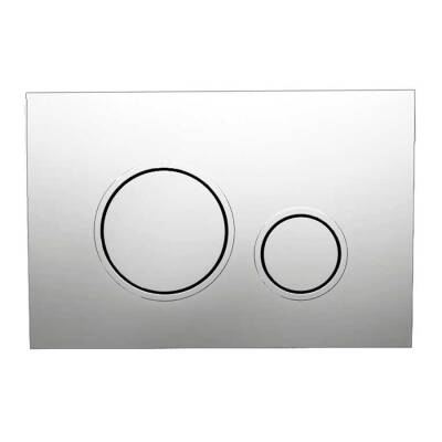 Bocchi Magre Düz Yuvarlak Gömme Rezervuar Kumanda Paneli Parlak Krom 8200-0041 - BOCCHI