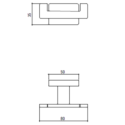 Bocchi Matera Bornoz Askılık İkili Krom - BOCCHI (1)