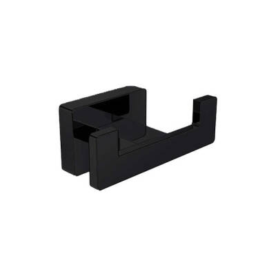 Bocchi Matera Bornoz Askılık İkili, Siyah - BOCCHI