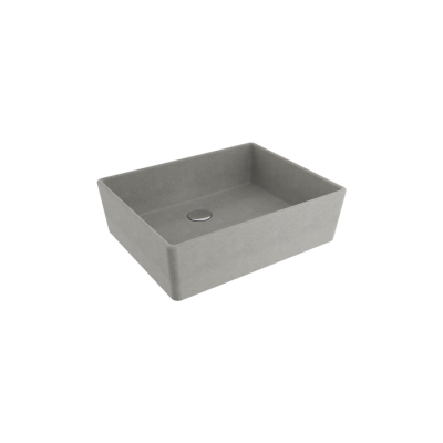 Bocchi Milano 50 cm Çanak Lavabo Mat Beton - BOCCHI