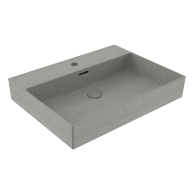 Bocchi Milano 60 cm Çanak Lavabo Mat Beton - BOCCHI