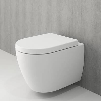 Bocchi Milano Asma Klozet Mat Beyaz Kapak Hariç 1375-002-0128 - BOCCHI (2)