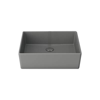 Bocchi Milano Çanak Lavabo 50 cm Mat Gri 1215-006-0125 - BOCCHI