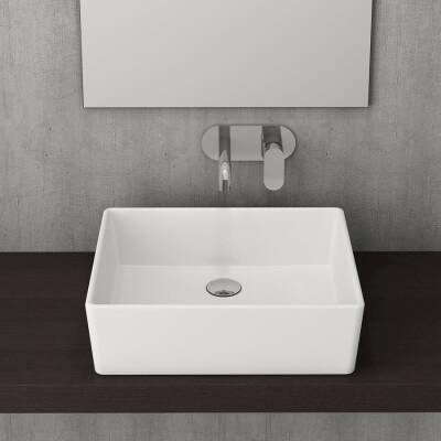 Bocchi Milano Çanak Lavabo 50 cm Parlak Beyaz 1215-062-0125 - BOCCHI (1)
