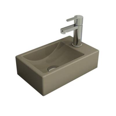 Bocchi Milano Dar Sağ Lavabo 37 Cm Mat Kaşmir 1419-011-0126 - BOCCHI