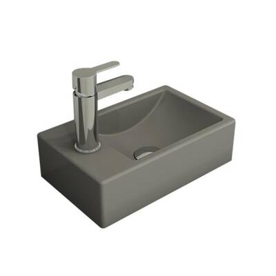 Bocchi Milano Dar Sol Lavabo 37 Cm Mat Gri 1418-006-0126 - BOCCHI