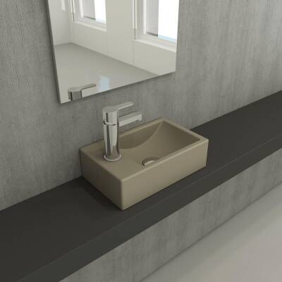 Bocchi Milano Dar Sol Lavabo 37 Cm Mat Kaşmir 1418-011-0126 - BOCCHI (1)