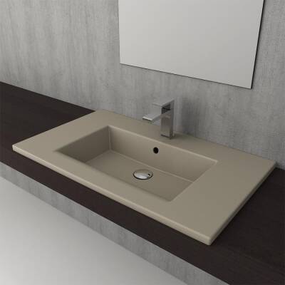 Bocchi Milano Etajerli Lavabo 100 cm Mat Kaşmir 1105-011-0126 - BOCCHI (1)