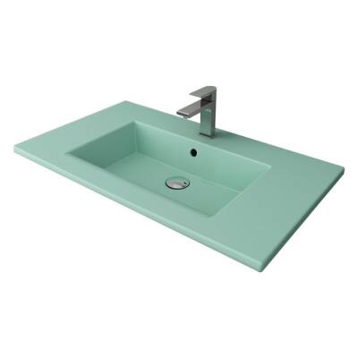 Bocchi Milano Etajerli Lavabo 100 cm Mat Mint Yeşil 1105-033-0126 - BOCCHI