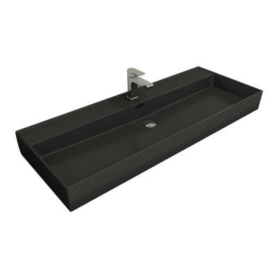Bocchi Milano Etajerli Lavabo 120 cm Mat Antrasit 1394-020-0126 - BOCCHI