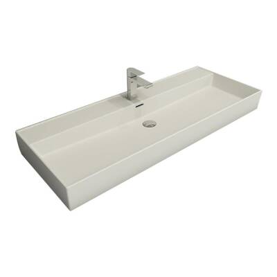 Bocchi Milano Etajerli Lavabo 120 cm Mat Beyaz 1394-002-0126 - BOCCHI