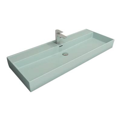Bocchi Milano Etajerli Lavabo 120 cm Mat Buz Mavi 1394-029-0126 - BOCCHI