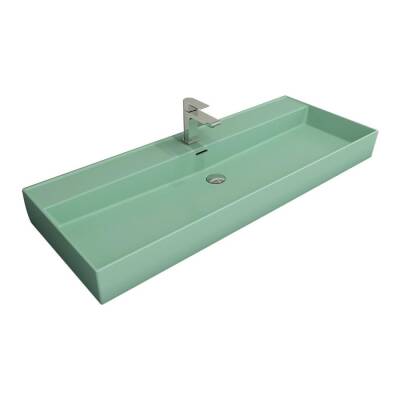 Bocchi Milano Etajerli Lavabo 120 cm Mat Mint Yeşil 1394-033-0126 - BOCCHI