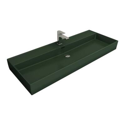 Bocchi Milano Etajerli Lavabo 120 cm Mat Yeşil 1394-027-0126 - BOCCHI