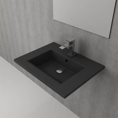 Bocchi Milano Etajerli Lavabo 60 cm Mat Antrasit 1161-020-0126 - BOCCHI (1)