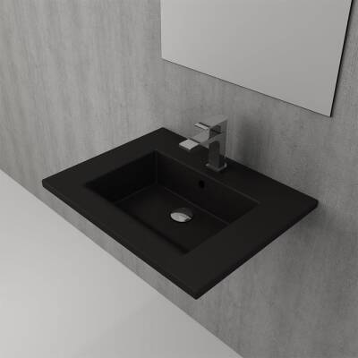 Bocchi Milano Etajerli Lavabo 60 cm Mat Siyah 1161-004-0126 - BOCCHI (1)