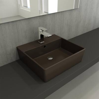 Bocchi Milano Lavabo 50 cm Mat Kahverengi 1216-025-0126 - BOCCHI (1)