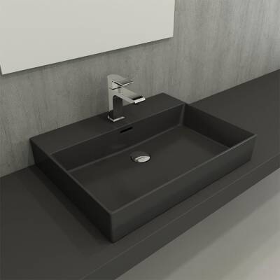 Bocchi Milano Lavabo 60 Cm Mat Antrasit 1376-020-0126 - BOCCHI (1)