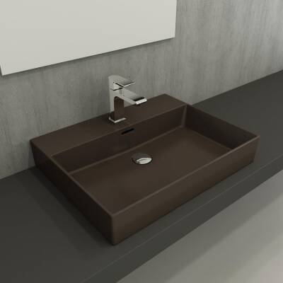 Bocchi Milano Lavabo 60 Cm Mat Kahverengi 1376-025-0126 - BOCCHI (1)