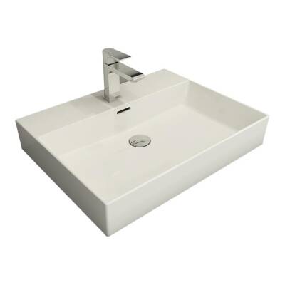 Bocchi Milano Lavabo 60 Cm Parlak Beyaz 1376-001-0126 - BOCCHI