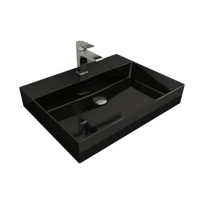 Bocchi Milano Lavabo 60 Cm Parlak Siyah 1376-005-0126 - BOCCHI