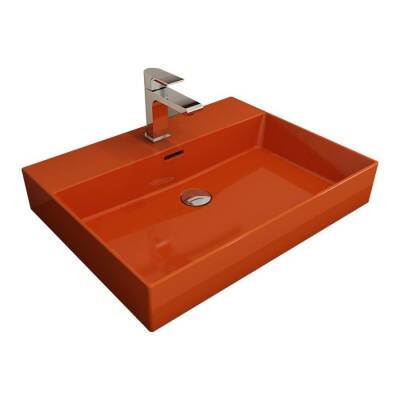 Bocchi Milano Lavabo 60 Cm Parlak Turuncu 1376-012-0126 - BOCCHI