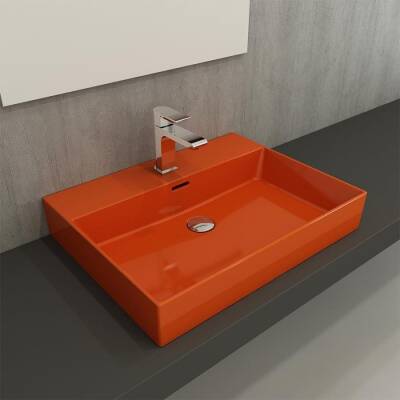 Bocchi Milano Lavabo 60 Cm Parlak Turuncu 1376-012-0126 - BOCCHI (1)