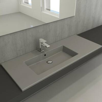 Bocchi Milano Lavabo Etajerli 120 cm Mat Gri 1305-006-0126 - BOCCHI (1)