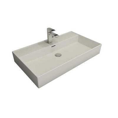 Bocchi Milano Tezgah Üstü Lavabo 80 cm Kaşmir 1377-011-0126 - BOCCHI
